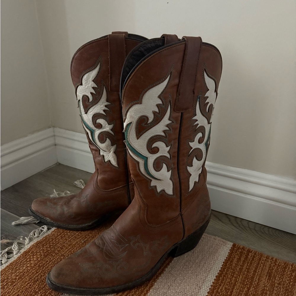 Leather Cowboy Boots